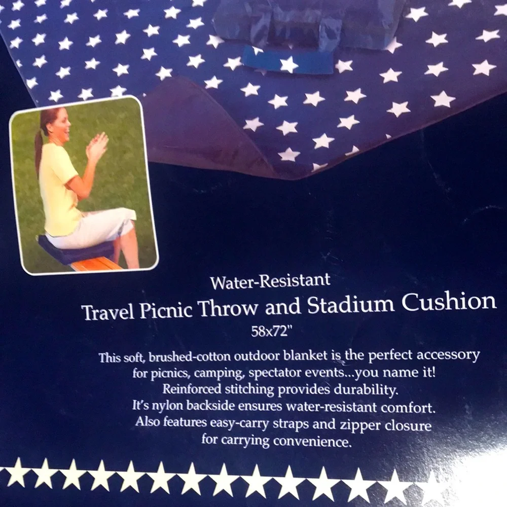 Travel Picnic and Stadium Cushion